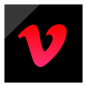 Vimeo, Logo, Social, media Black icon