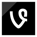 Vine, Social, Logo, media Black icon