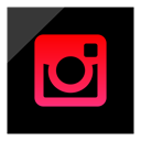 Social, media, Instagram, Logo Black icon
