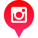 Logo, Instagram, Social, media Crimson icon