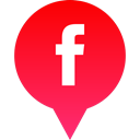 Social, Facebook, media, Logo Crimson icon