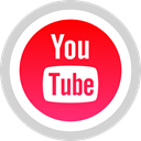 media, Logo, youtube, Social LightGray icon