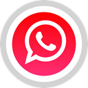 media, Logo, Social, Whatsapp LightGray icon