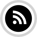 Rss, Social, media, Logo LightGray icon
