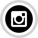 Social, Instagram, media, Logo LightGray icon
