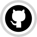 Logo, media, Social, Github LightGray icon