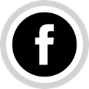 Facebook, Social, media, Logo LightGray icon