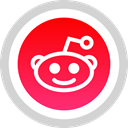 Logo, Reddit, Social, media LightGray icon