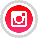 Logo, Instagram, media, Social LightGray icon