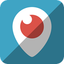 watch, Periscope, social network, Tv, Logo, video, Eye Teal icon