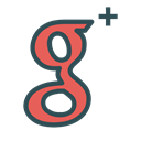 g, google, media, plus, Social, network, Letter Black icon