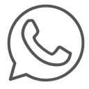 Brand, shape, Whatsapp, phone, Circle Black icon