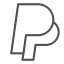 P, Letter, paypal, Brand Black icon