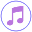 shape, Note, Brand, music, Circle Black icon