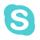 Messenger, Skype, media, Chat, Social MediumTurquoise icon