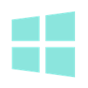 windows, Desktop, Os, software SkyBlue icon