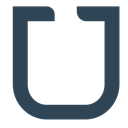 u, udacity, Letter, Brand, single DarkSlateGray icon