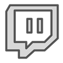 Pause, Box, Chat, Equal, shape DarkSlateGray icon