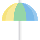 sunshade, summer, Sun Umbrella, Tools And Utensils, travel, parasol, Summertime Black icon