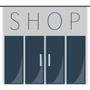 Shop, food, buildings, Business, store, commerce DarkSlateGray icon