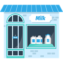 drink, Building, food, milk, Healthy Food, breakfast, buildings Lavender icon