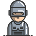 Robocop, people, police, robot, Avatar DarkSlateGray icon