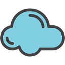Cloud, Clouds, meteorology, weather, Atmospheric SkyBlue icon