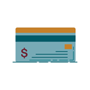credit, banking, graphic, Business, card, Money, Coins CadetBlue icon