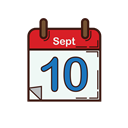 Business, date, Calendar, set, line, deadline, graphic Black icon