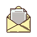 Message, Business, mail, set, Letter, Note, line Black icon