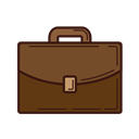 line, Business, graphic, Bag, File, strategy, set SaddleBrown icon