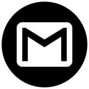 Email, contacts, Contact, Address book, gmail, Circle Black icon