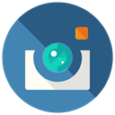 Instagram, Social, Communication, share, media, network DarkSlateBlue icon