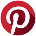 Social, internet, online, media, pinterest, network Firebrick icon