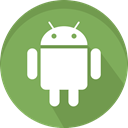 operating, Android, Logos, Logo, system, logotype DarkSeaGreen icon