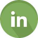 Linkedin, Logos, network, Social, Logo, media DarkSeaGreen icon