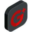 internet, media, google, online, network, Social, plus DarkSlateGray icon