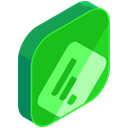 online, Social, media, internet, network LimeGreen icon