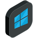 media, windows, pc, network, Social, Computer DarkSlateGray icon