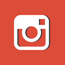 photos, social media, Logo, Pictures, red, Instagram, logotype Chocolate icon