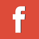 Facebook, Social, red, media, logotype Chocolate icon