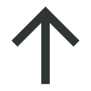 Arrows, arrowup, upload, Up, Arrow Black icon