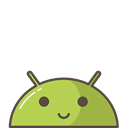 robot, smile, Android, mood, Mobile, Emoji, happy Black icon