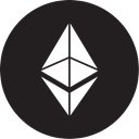 Eth, ethereum, ether Black icon