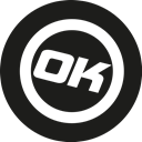 okcash, ok Black icon
