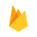 firebase, google Black icon