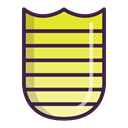 Label, Crest, shield, sticker, Badge Black icon