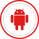 Android, media, Brand, Logo, Social Crimson icon