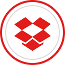 Logo, Social, dropbox, media, Brand Crimson icon