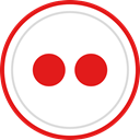 Brand, Logo, Social, flickr, media Crimson icon